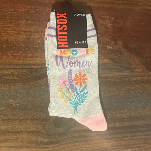 Hot Sox Accessories - ✨3/$30✨ Hot Sox Novelty Empower Women Socks Ladies 9 - 11